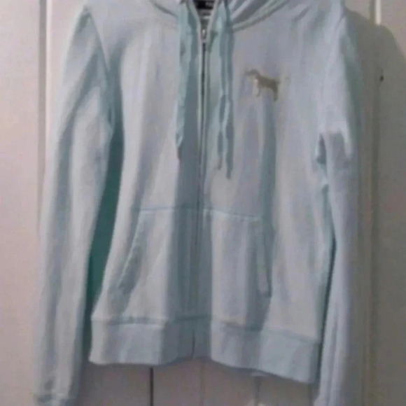 Vs Pink bling palm tree hoodie-medium NWOT - Picture 2 of 5